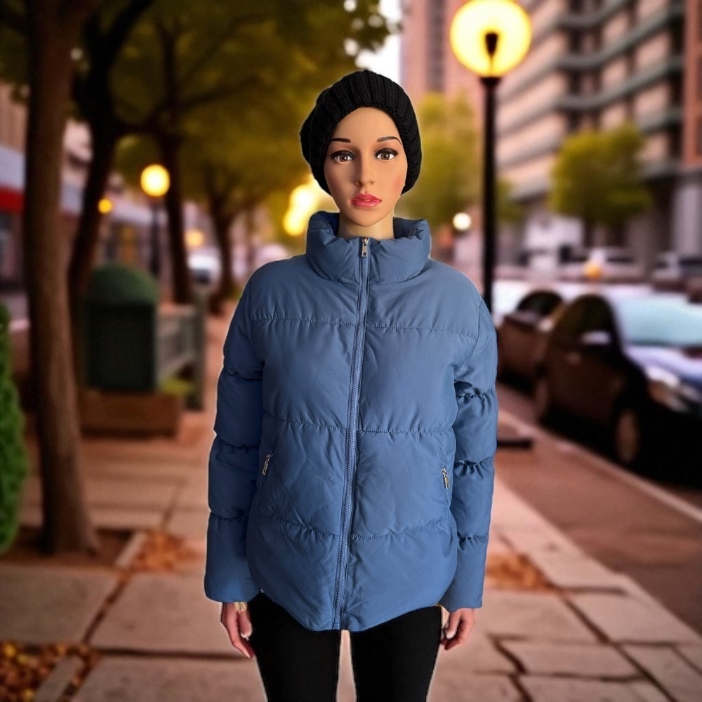 Women’s Casual Puffer Jacket size L - Picture 1 of 8
